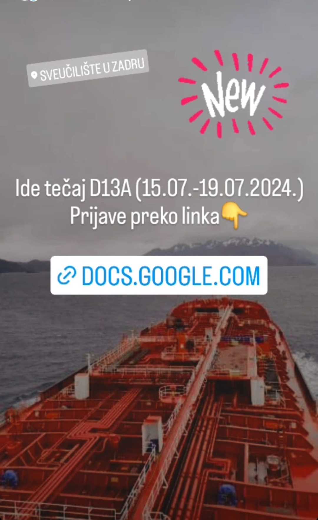 Tečaj D13A  (15.07. - 19.07.2024)